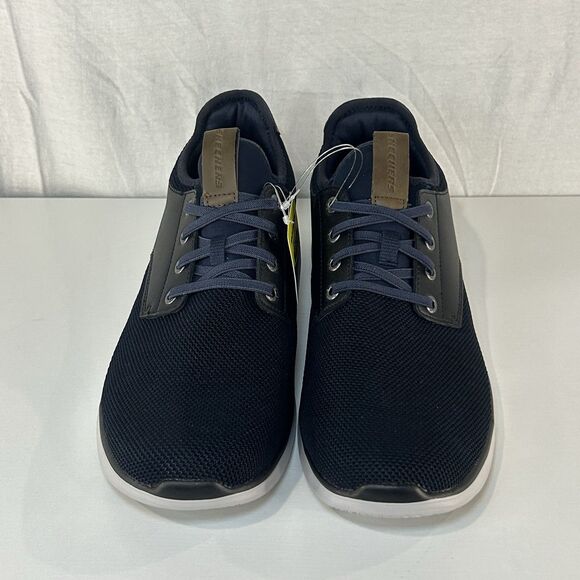 Skechers Goga Mat Relaxed Fit Mens Size 12 Black Navy Shoes Sneakers 58817 New main image 5